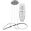 Lampe/ring Moderne Led + Télécommande App393-cp Chrome 1