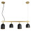 Lampe APP1031-4CP Black 1