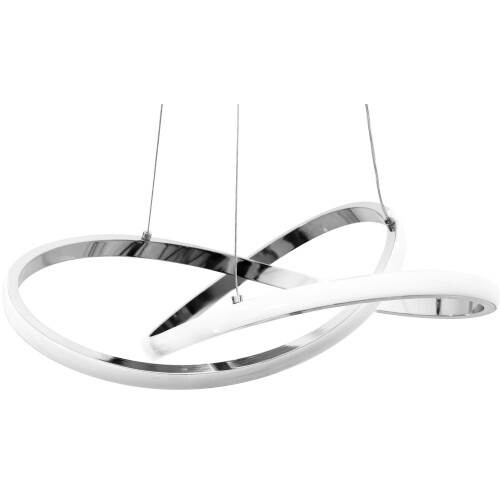 Lampe Ring Moderne Led + Télécommande App389-cp Chrome 2