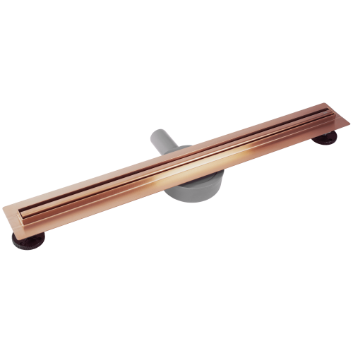 Linear Drainage Rea Neox Slim Pro Brushed Copper 70 1