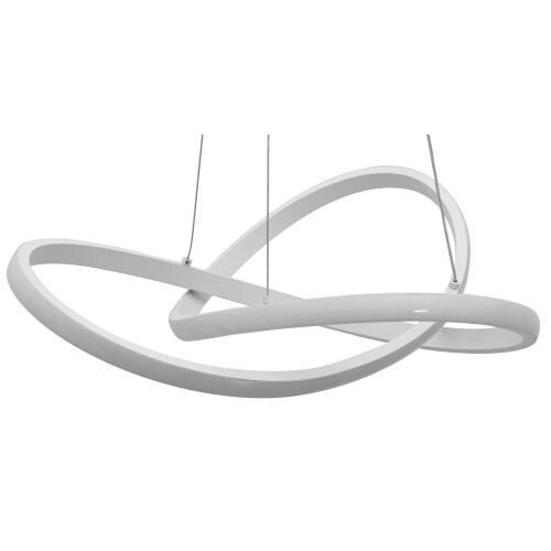 Lampe Ring Moderne Led + Télécommande App392-cp White 2