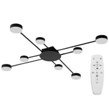 Mennyezeti Led Lámpa APP523-8C Fekete + Távirányító