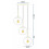 Lampe Suspendue Gold APP656-3CPR 7