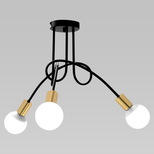 Lampe Paradise 3 Black Gold APP517-3C 2