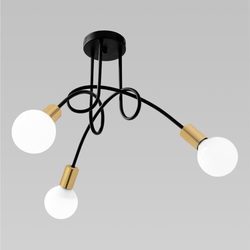 Lampe Paradise 3 Black Gold APP517-3C 1
