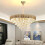 Lampe Suspendue Cristal G061-cp 80cm Gold 5