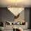 Lampe Suspendue Cristal G061-cp 80cm Gold 9