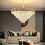 Lampe Suspendue Cristal G061-cp 80cm Gold 2