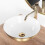 Countertop Basin Rea Stella Gold Brush / White 8