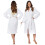 Bathrobe Queen White Collar L 1