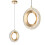 Kristallen Hanglamp G119-1cp Gold 1