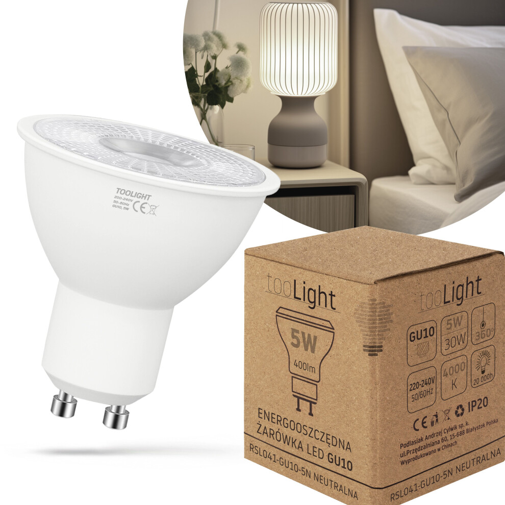 Led Light Bulb Led Rsl041 Gu10 5W Neutral 5902557398157