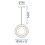 Kristallen Hanglamp G119-1cp Gold 8