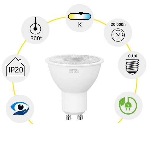Led Izzó Hideg Rsl044 Gu10 7w Neutral 1