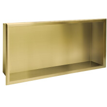 Bathroom Shelf 30x60 Gold Brush