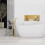 Bathroom Shelf 30x60 Gold Brush 6