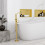 Bathroom Shelf 30x45 Gold Brush 3