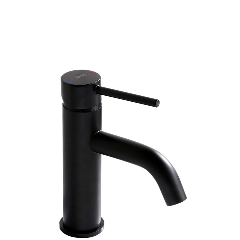 Bathroom Faucet Rea Lungo Black Low 5902557335923