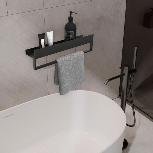 Fürdőszobai Polc Sf01 45cm Black Matt 1