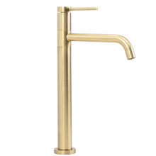 Bathroom Faucet Rea Lugano Slim Brush Gold High