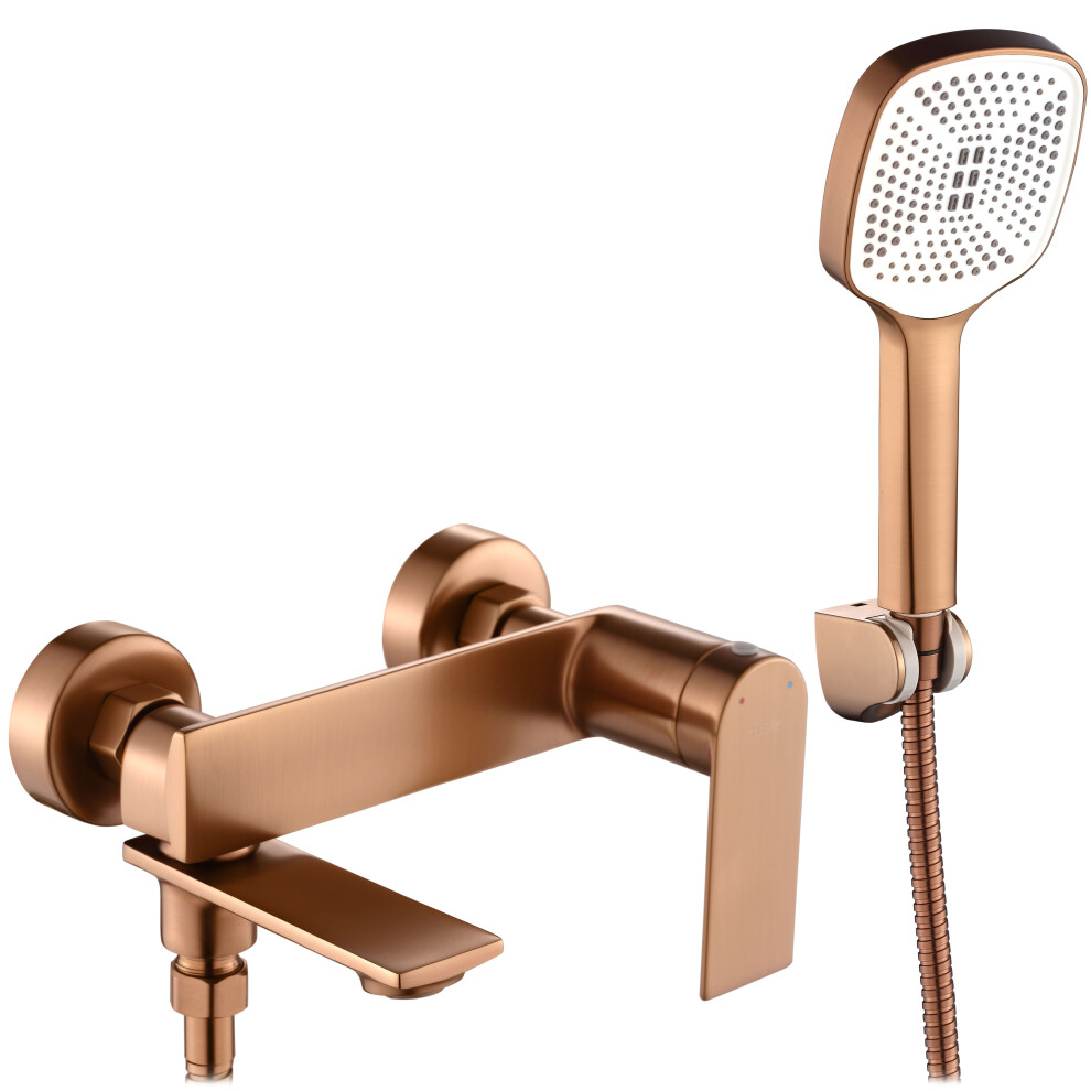 Bath Faucet Rea Storm Brush Copper 5906366014796