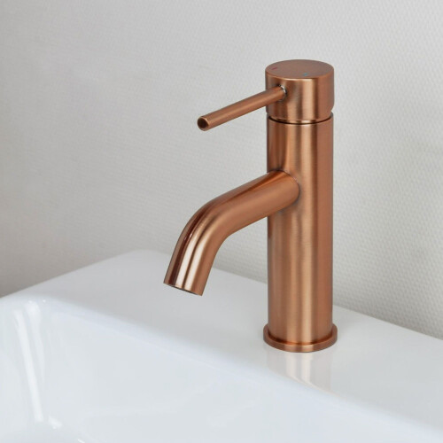 Βρύση Χαμηλής Λεκάνης Rea Lungo Copper Brushed 1