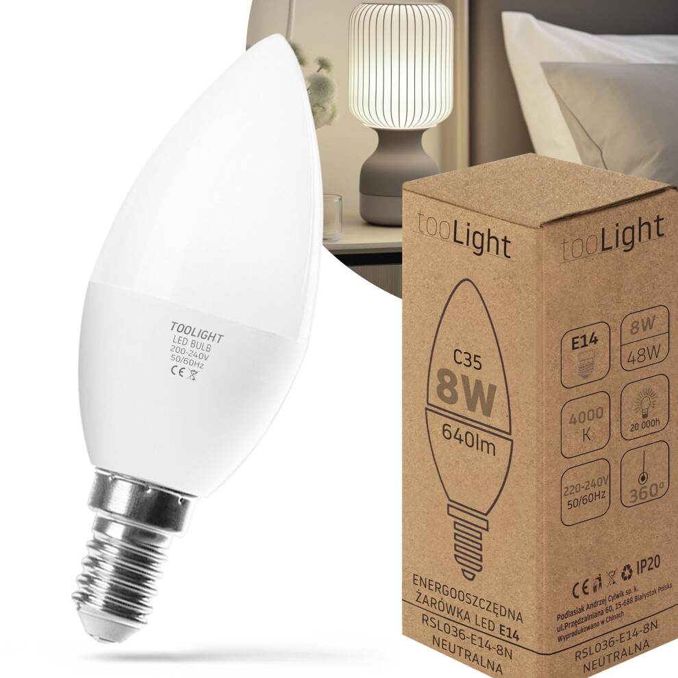 Led Light Bulb Led Rsl036 E14 8W Neutral 5902557398102