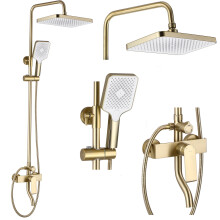 Σετ Ντους Rea Hass Gold Brushed Gold Brush