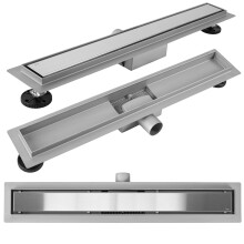 Linear Drainage Rea Neox Brush Nickel 90