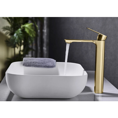Βρύση Νιπτήρα Rea Urban Gold Gold High 1