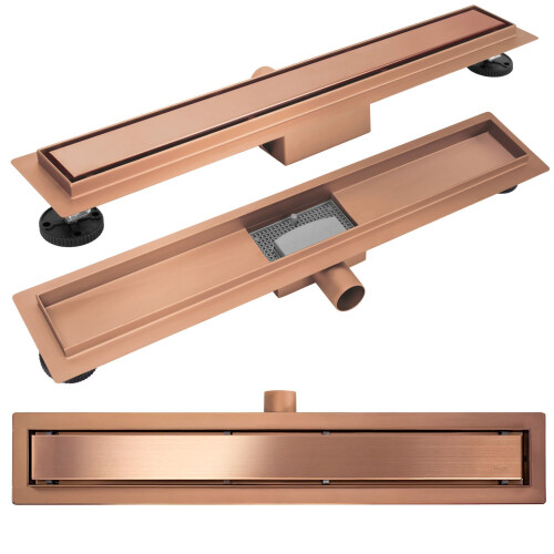Linear Drainage Rea Neox Brush Copper 60