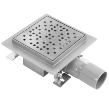 Linear Drainage Rea Dots 150x150 Nickel Brush
