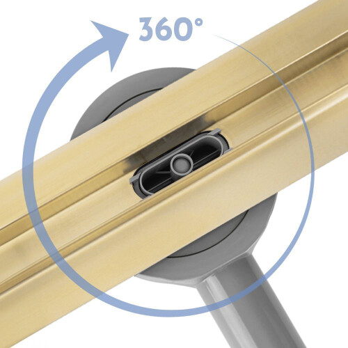 Linear Drainage Rea Neox Slim Pro Brush Gold 80 1