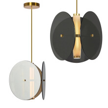 Lampe Suspendue Black App1675-cp Round