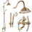 Doucheset Rea Bergamo Antique Bronze 1