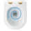 Λεκάνη Wc [χωρίς Έκπλυση] Rea Carlo Mini Tornado Nfq Gold White 6