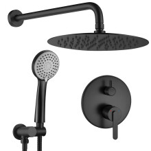 Shower System Rea Ontario Black + Box