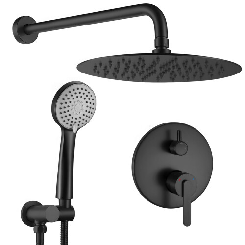Shower System Rea Ontario Black + Box