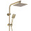 Στήλη Ντους Rea Bravo Gold Brushed 7