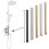 Prolunga Per Set Vasca/doccia Gold 50cm 5