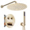 Built-in Shower Set Rea Lungo Gold Box 1