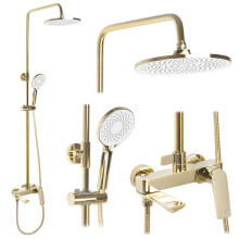 Shower Set Rea Avalon Gold
