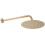 Σετ Ντουζιέρας Lungo Concealed Brushed Gold Με Θερμοστάτη + Κουτι 3