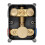 Σετ Ντουζιέρας Lungo Concealed Brushed Gold Με Θερμοστάτη + Κουτι 5