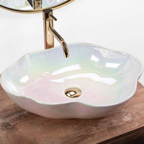 Countertop Washbasin Rea Akoya Pearl 1