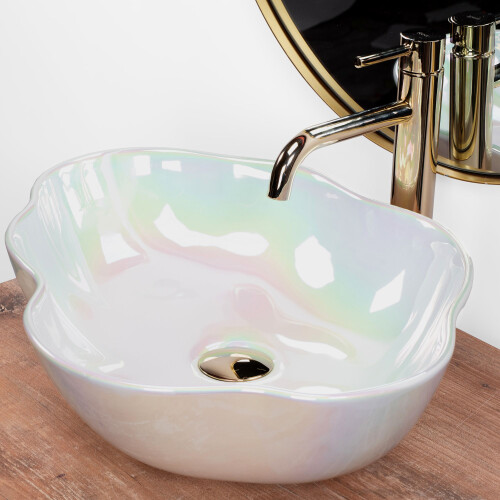 Countertop Washbasin Rea Akoya Pearl 2