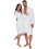 Bathrobe Queen White Collar L 7