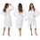 Bathrobe Queen White Collar L 10
