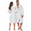Bathrobe Queen White Collar L 6
