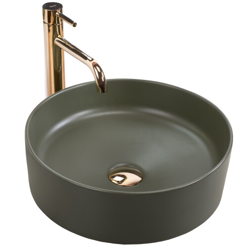 Countertop Basin Rea Sami Green Matt